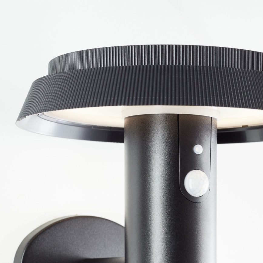Brilliant - LED Solárne nástenné svietidlo so senzorom ALVERO LED/4W/3,7V 2000 mAh IP44