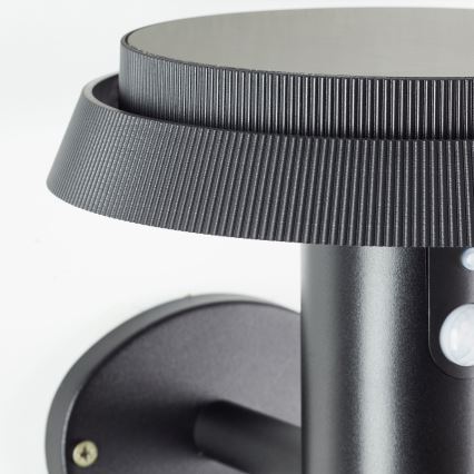 Brilliant - LED Solárne nástenné svietidlo so senzorom ALVERO LED/4W/3,7V 2000 mAh IP44