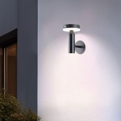 Brilliant - LED Solárne nástenné svietidlo so senzorom MAGUA LED/4W/3,7V 2000 mAh IP44