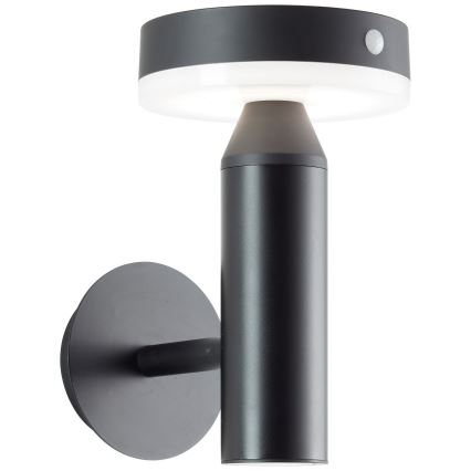 Brilliant - LED Solárne nástenné svietidlo so senzorom MAGUA LED/4W/3,7V 2000 mAh IP44