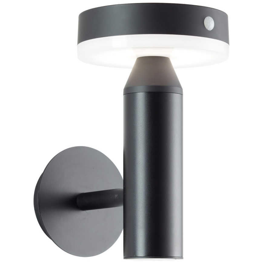 Brilliant - LED Solárne nástenné svietidlo so senzorom MAGUA LED/4W/3,7V 2000 mAh IP44