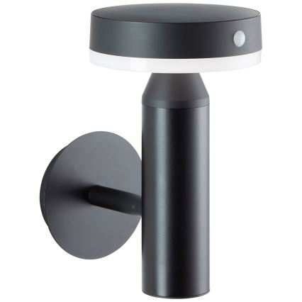 Brilliant - LED Solárne nástenné svietidlo so senzorom MAGUA LED/4W/3,7V 2000 mAh IP44