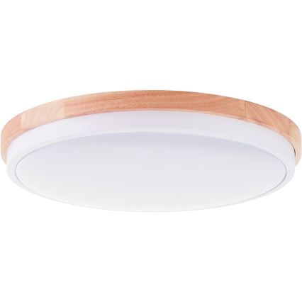 Brilliant - LED Stmievateľné stropné svietidlo BAARLO LED/24W/230V pr. 35 cm biela/gumovník