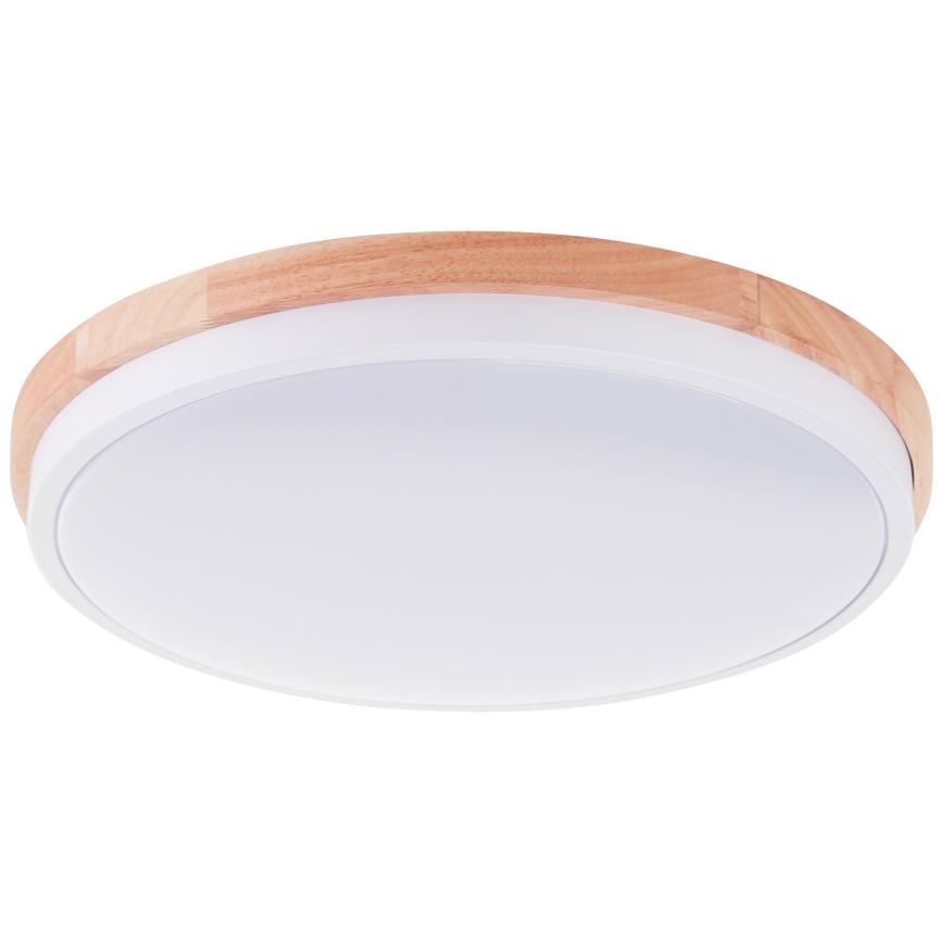 Brilliant - LED Stmievateľné stropné svietidlo BAARLO LED/24W/230V pr. 35 cm biela/gumovník