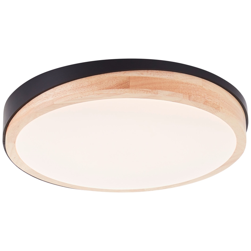 Brilliant - LED Stmievateľné stropné svietidlo BAARLO LED/24W/230V pr. 35 cm čierna/gumovník