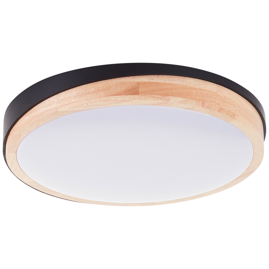 Brilliant - LED Stmievateľné stropné svietidlo BAARLO LED/24W/230V pr. 35 cm čierna/gumovník