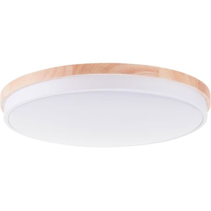 Brilliant - LED Stmievateľné stropné svietidlo BAARLO LED/36W/230V 3000-6500K pr. 50 cm biela/gumovník + diaľkové ovládanie