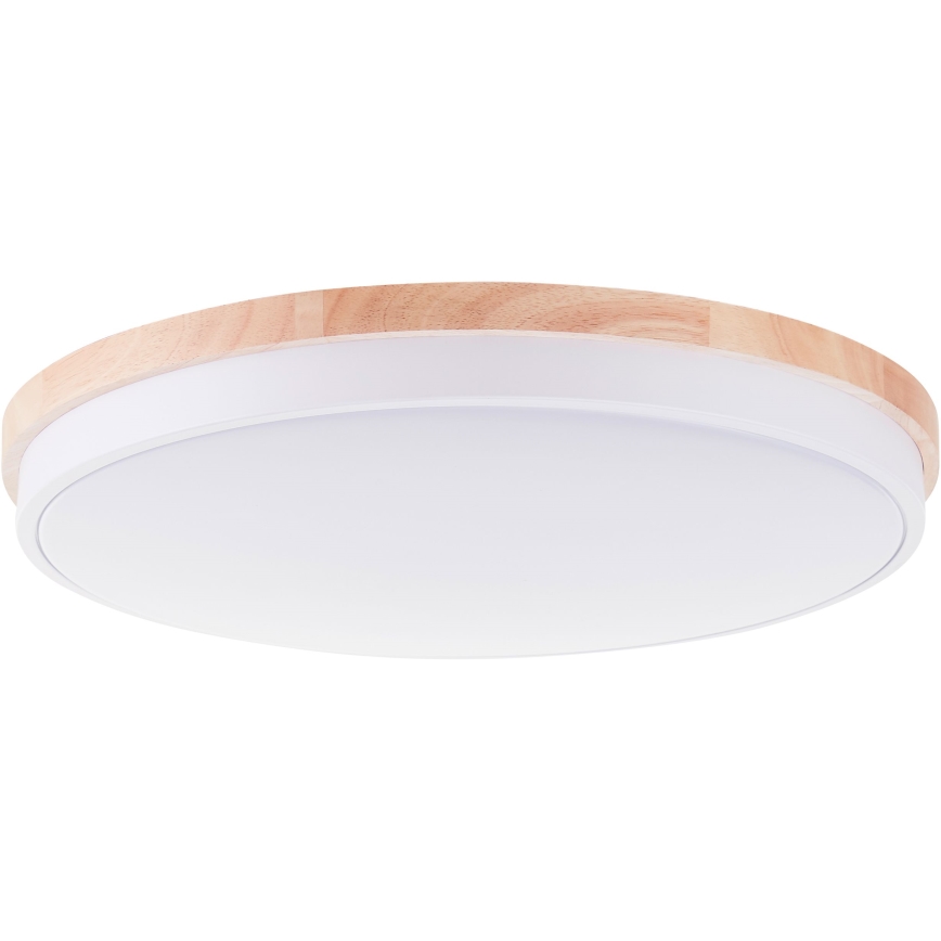 Brilliant - LED Stmievateľné stropné svietidlo BAARLO LED/36W/230V 3000-6500K pr. 50 cm biela/gumovník + diaľkové ovládanie
