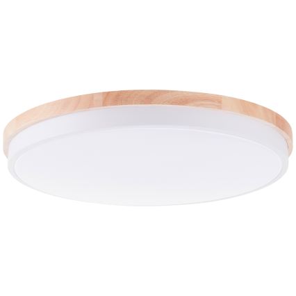 Brilliant - LED Stmievateľné stropné svietidlo BAARLO LED/36W/230V 3000-6500K pr. 50 cm biela/gumovník + diaľkové ovládanie