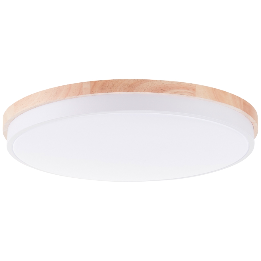 Brilliant - LED Stmievateľné stropné svietidlo BAARLO LED/36W/230V 3000-6500K pr. 50 cm biela/gumovník + diaľkové ovládanie