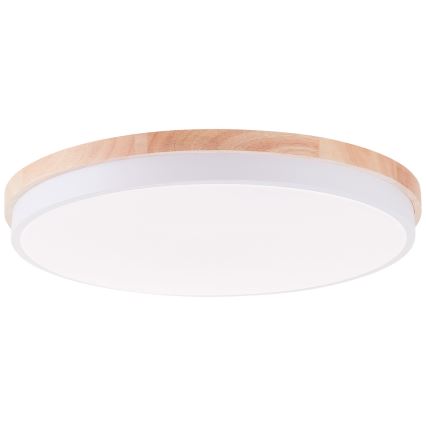 Brilliant - LED Stmievateľné stropné svietidlo BAARLO LED/36W/230V 3000-6500K pr. 50 cm biela/gumovník + diaľkové ovládanie