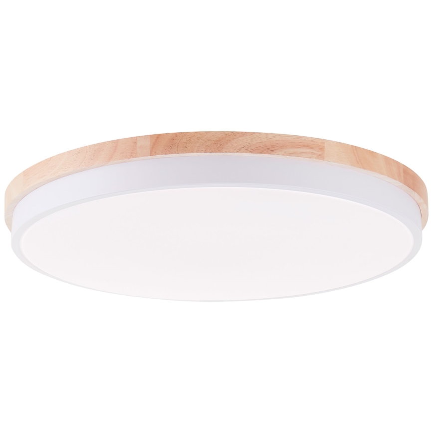 Brilliant - LED Stmievateľné stropné svietidlo BAARLO LED/36W/230V 3000-6500K pr. 50 cm biela/gumovník + diaľkové ovládanie