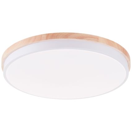 Brilliant - LED Stmievateľné stropné svietidlo BAARLO LED/36W/230V 3000-6500K pr. 50 cm biela/gumovník + diaľkové ovládanie
