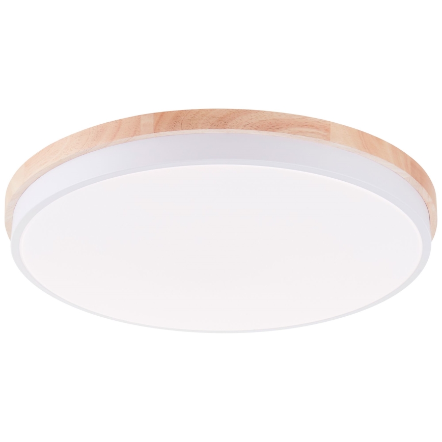 Brilliant - LED Stmievateľné stropné svietidlo BAARLO LED/36W/230V 3000-6500K pr. 50 cm biela/gumovník + diaľkové ovládanie