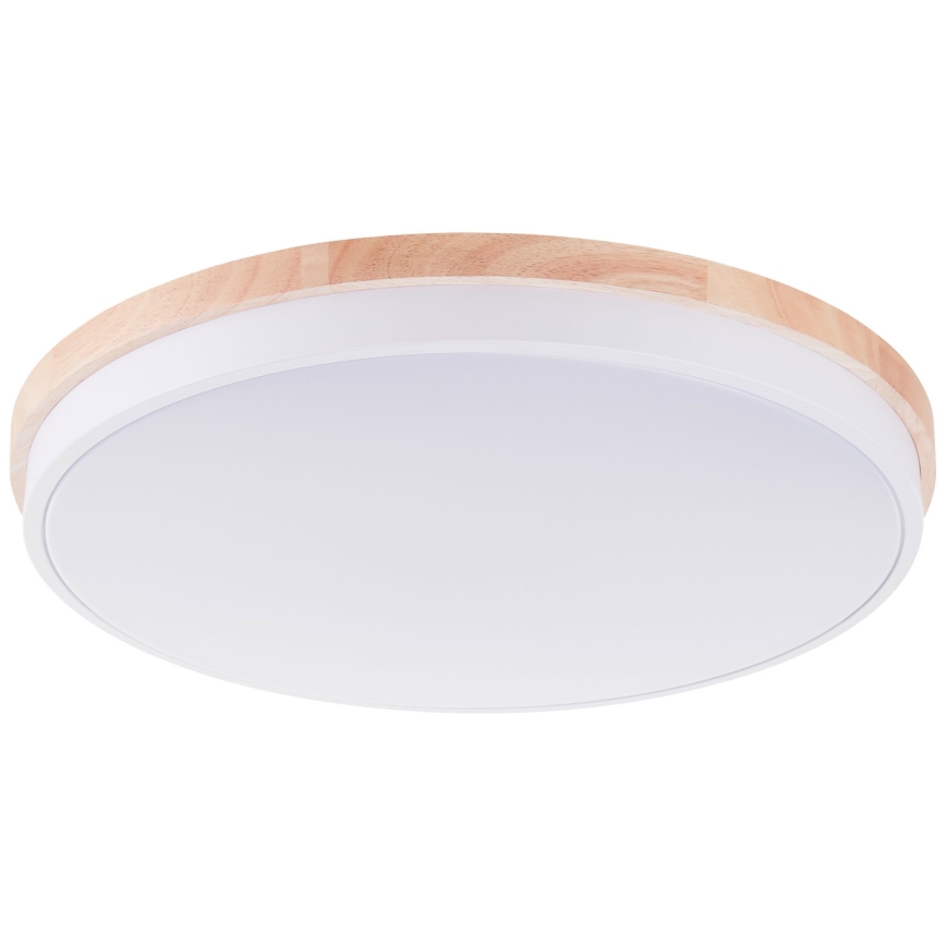 Brilliant - LED Stmievateľné stropné svietidlo BAARLO LED/36W/230V 3000-6500K pr. 50 cm biela/gumovník + diaľkové ovládanie
