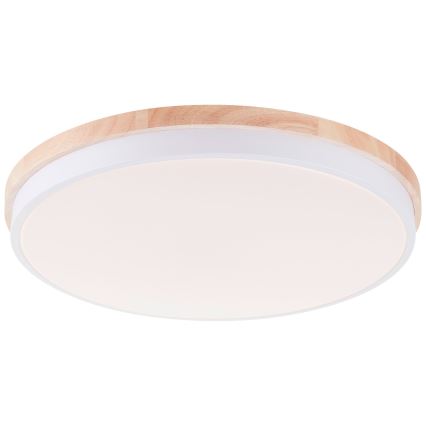 Brilliant - LED Stmievateľné stropné svietidlo BAARLO LED/36W/230V 3000-6500K pr. 50 cm biela/gumovník + diaľkové ovládanie