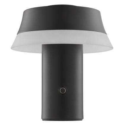 Brilliant - LED Stmievateľná nabíjacia dotyková stolová lampa KINICH LED/2,5W/5V 2700K 2600 mAh čierna