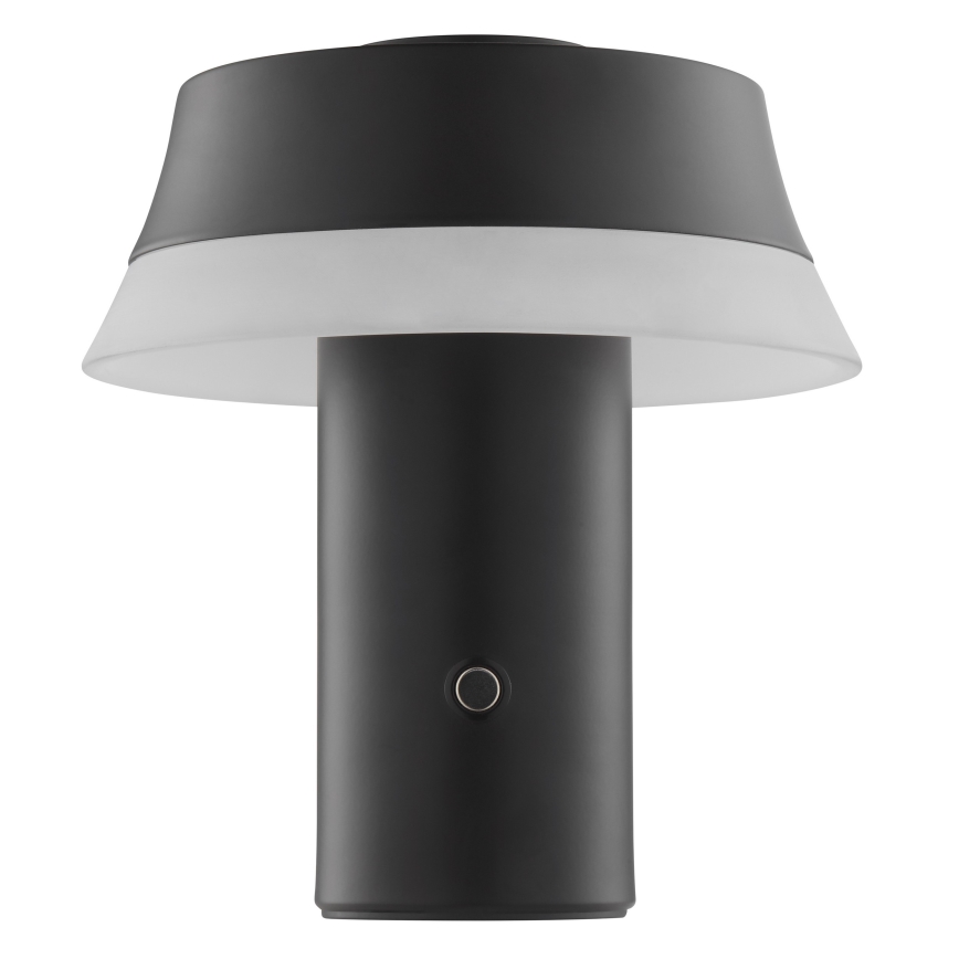 Brilliant - LED Stmievateľná nabíjacia dotyková stolová lampa KINICH LED/2,5W/5V 2700K 2600 mAh čierna