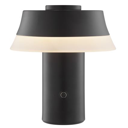 Brilliant - LED Stmievateľná nabíjacia dotyková stolová lampa KINICH LED/2,5W/5V 2700K 2600 mAh čierna