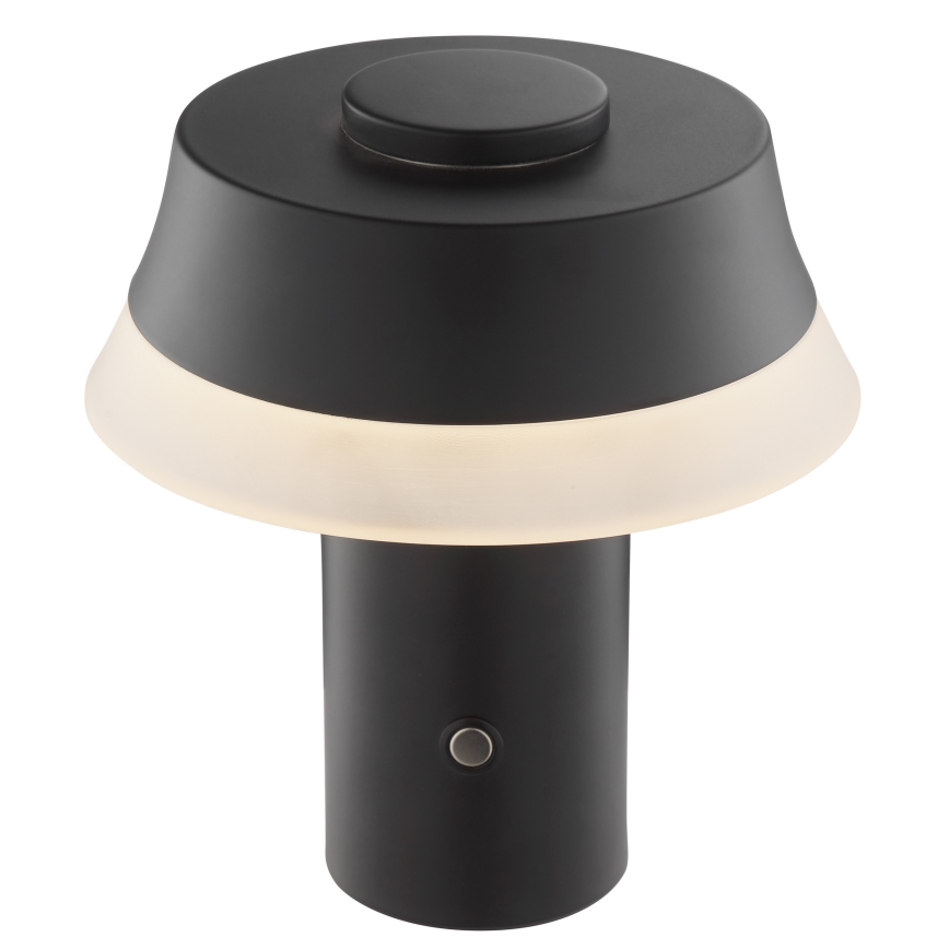 Brilliant - LED Stmievateľná nabíjacia dotyková stolová lampa KINICH LED/2,5W/5V 2700K 2600 mAh čierna