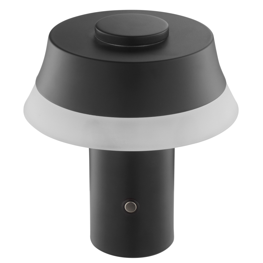 Brilliant - LED Stmievateľná nabíjacia dotyková stolová lampa KINICH LED/2,5W/5V 2700K 2600 mAh čierna