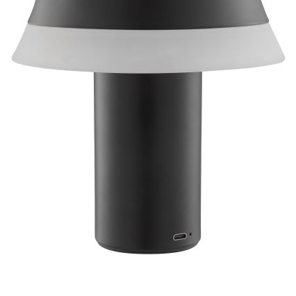 Brilliant - LED Stmievateľná nabíjacia dotyková stolová lampa KINICH LED/2,5W/5V 2700K 2600 mAh čierna