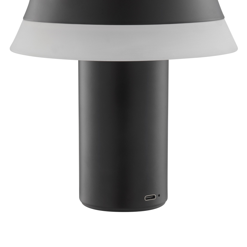 Brilliant - LED Stmievateľná nabíjacia dotyková stolová lampa KINICH LED/2,5W/5V 2700K 2600 mAh čierna