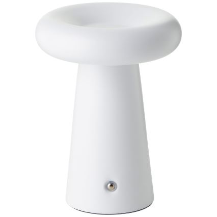 Brilliant - LED stmievateľná dotyková vonkajšia stolová lampa MUFFIN LED/3W/5V USB 2600 mAh IP44 biela
