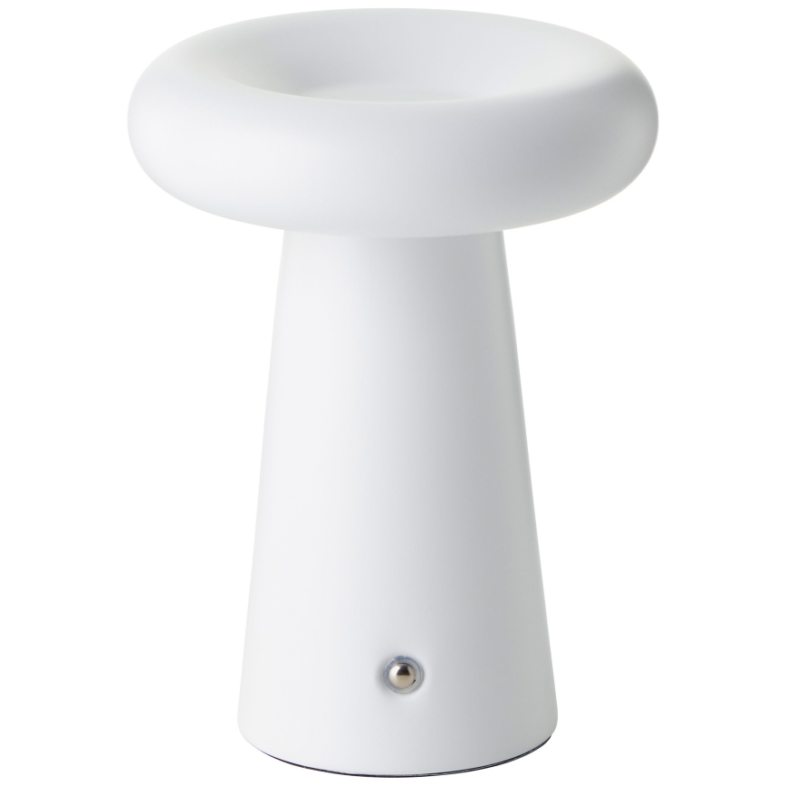 Brilliant - LED Stmievateľná dotyková vonkajšia stolná lampa MUFFIN LED/3W/5V USB 2600 mAh IP44 biela