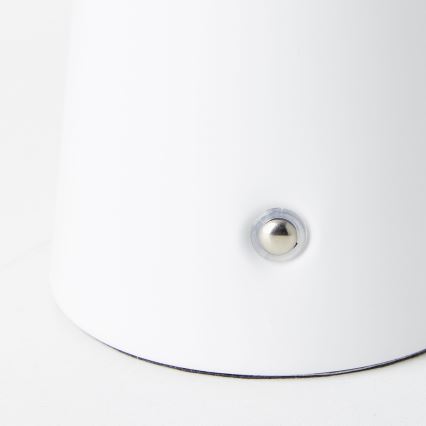 Brilliant - LED Stmievateľná dotyková vonkajšia stolná lampa MUFFIN LED/3W/5V USB 2600 mAh IP44 biela