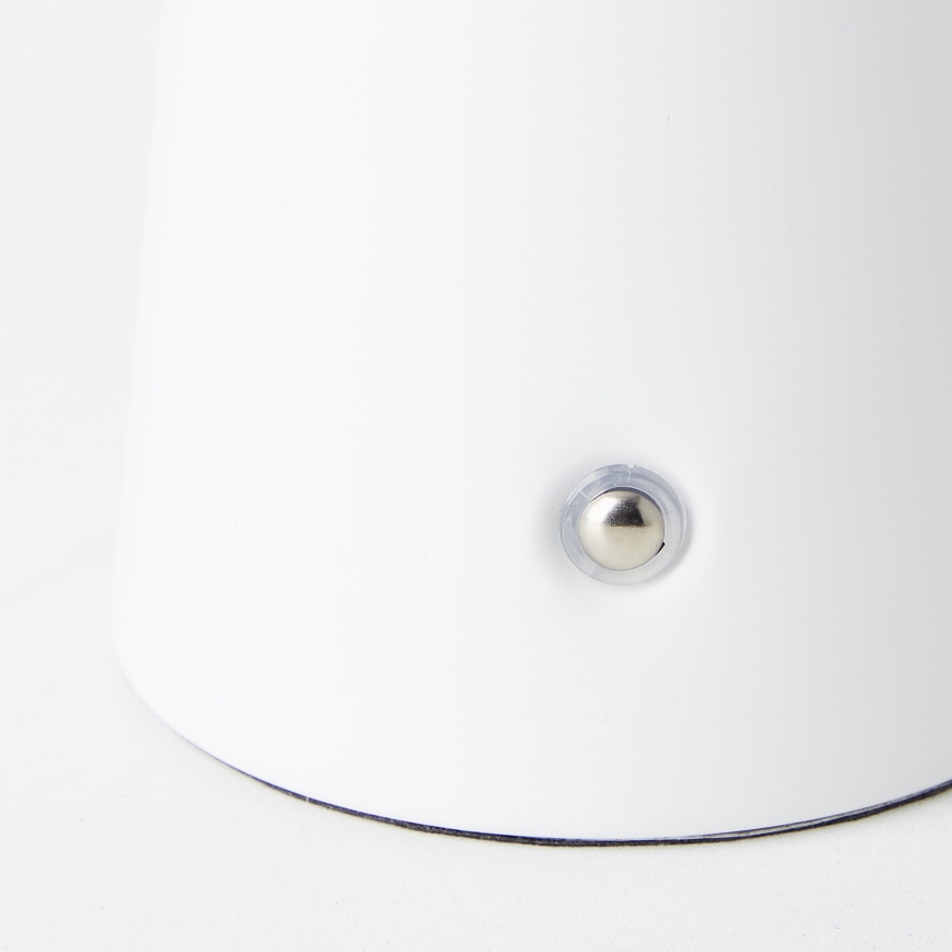 Brilliant - LED Stmievateľná dotyková vonkajšia stolná lampa MUFFIN LED/3W/5V USB 2600 mAh IP44 biela