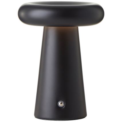 Brilliant - LED stmievateľná dotyková vonkajšia stolová lampa MUFFIN LED/3W/5V USB 2600 mAh IP44 čierna