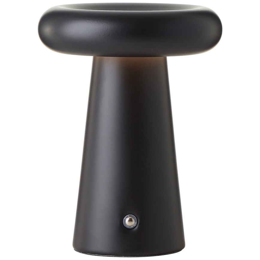 Brilliant - LED stmievateľná dotyková vonkajšia stolová lampa MUFFIN LED/3W/5V USB 2600 mAh IP44 čierna