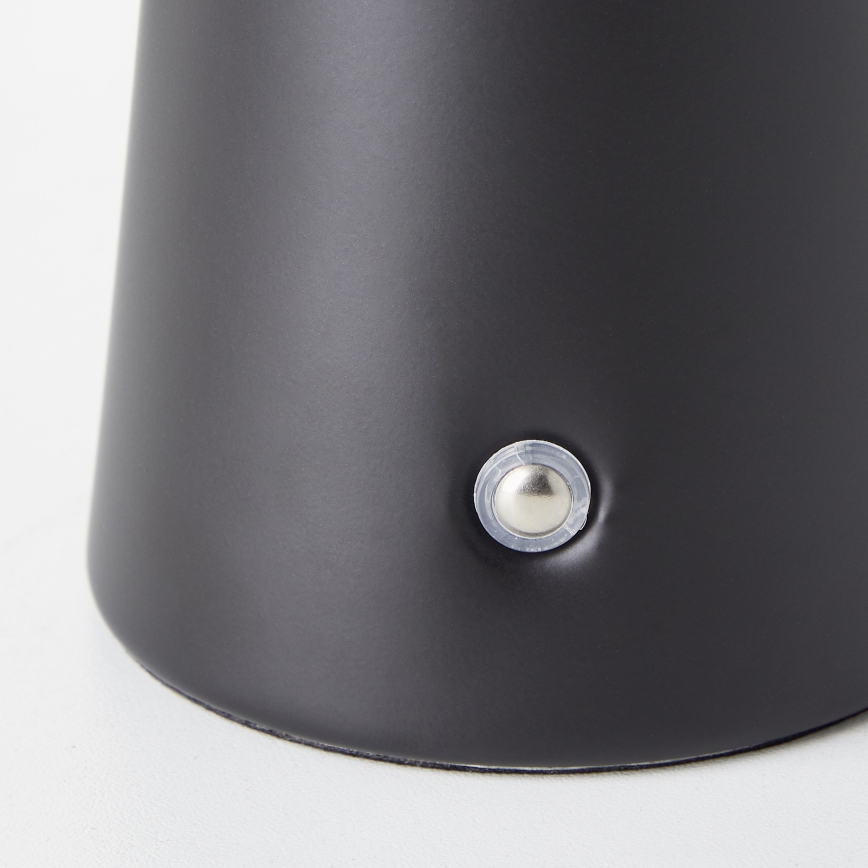 Brilliant - LED Stmievateľná dotyková vonkajšia stolná lampa MUFFIN LED/3W/5V USB 2600 mAh IP44 čierna