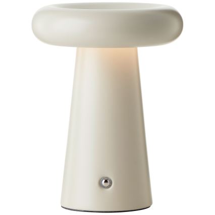 Brilliant - LED Stmievateľná dotyková stolná lampa MUFFIN LED/3W/5V USB IP44 krém