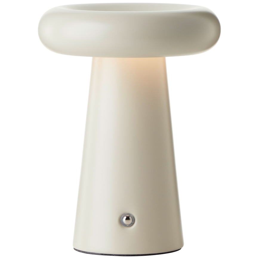 Brilliant - LED Stmievateľná dotyková stolná lampa MUFFIN LED/3W/5V USB IP44 krém