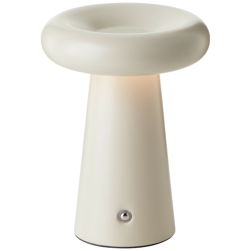 Brilliant - LED Stmievateľná dotyková stolná lampa MUFFIN LED/3W/5V USB IP44 krém