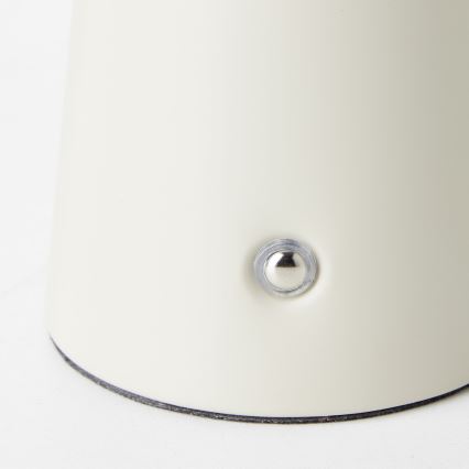 Brilliant - LED Stmievateľná dotyková stolná lampa MUFFIN LED/3W/5V USB IP44 krém
