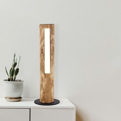 Brilliant - LED Stmievateľná dotyková stolná lampa ODUN LED/8W/230V borovica