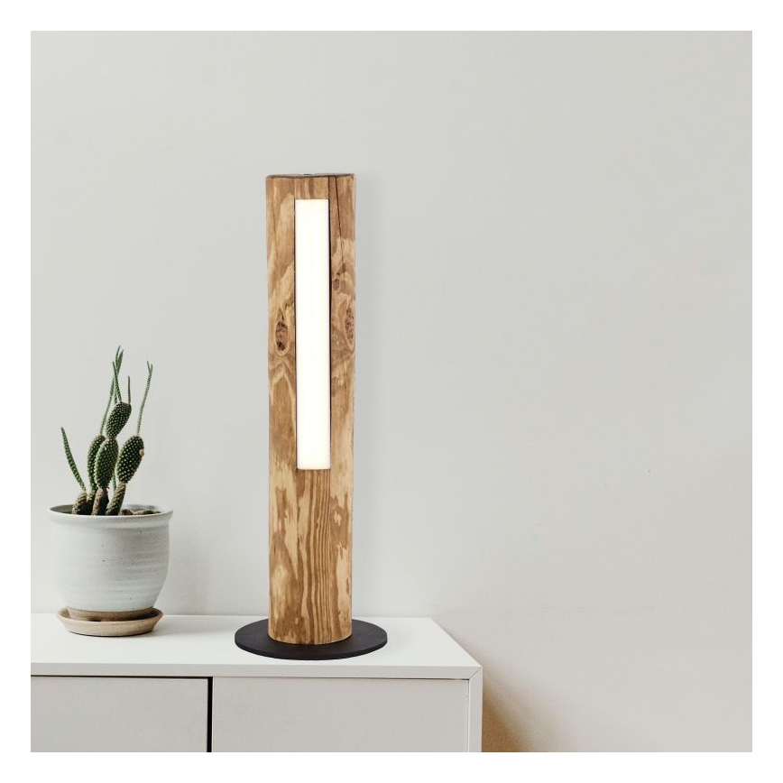 Brilliant - LED Stmievateľná dotyková stolná lampa ODUN LED/8W/230V borovica
