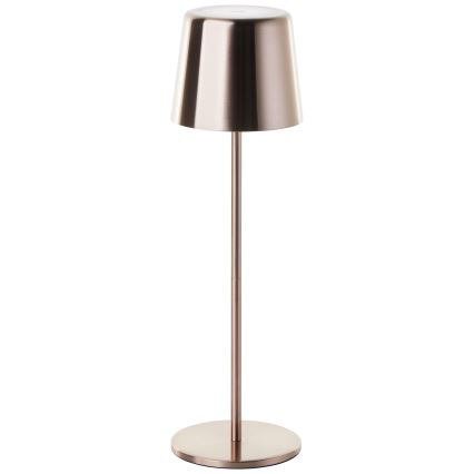 Brilliant - LED Stmievateľná dotyková vonkajšia lampa XAANA LED/4W/5V 3000/4000/6500K 2600 mAh IP44 meď