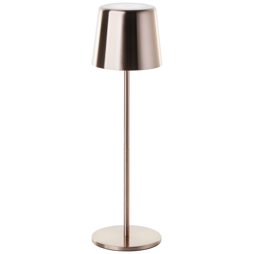 Brilliant - LED Stmievateľná dotyková vonkajšia lampa XAANA LED/4W/5V 3000/4000/6500K 2600 mAh IP44 meď