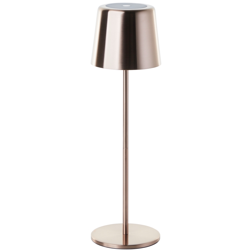 Brilliant - LED Stmievateľná dotyková vonkajšia lampa XAANA LED/4W/5V 3000/4000/6500K 2600 mAh IP44 meď