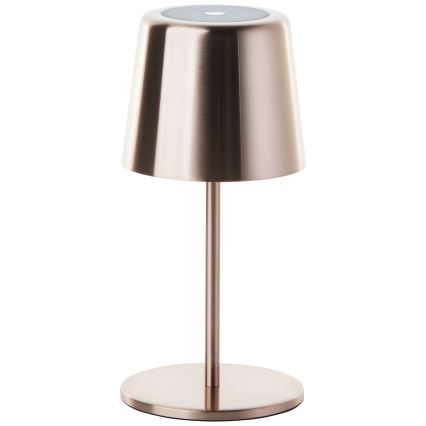 Brilliant - LED Stmievateľná dotyková vonkajšia lampa XAANA LED/4W/5V 3000/4000/6500K 2600 mAh IP44 meď