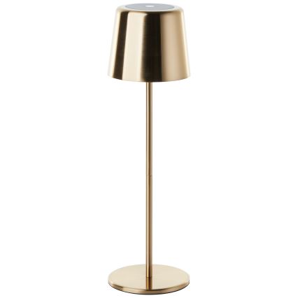 Brilliant - LED Stmievateľná dotyková vonkajšia lampa XAANA LED/4W/5V 3000/4000/6500K IP44 zlatá