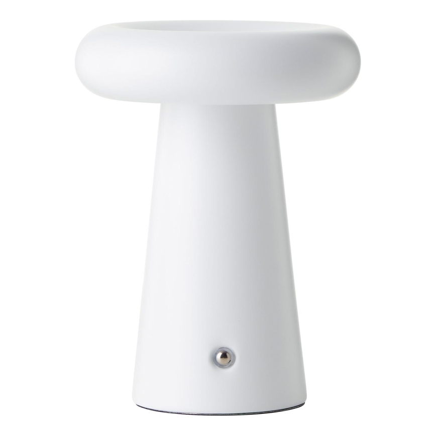 Brilliant - LED Stmievateľná dotyková vonkajšia stolná lampa MUFFIN LED/3W/5V USB 2600 mAh IP44 biela