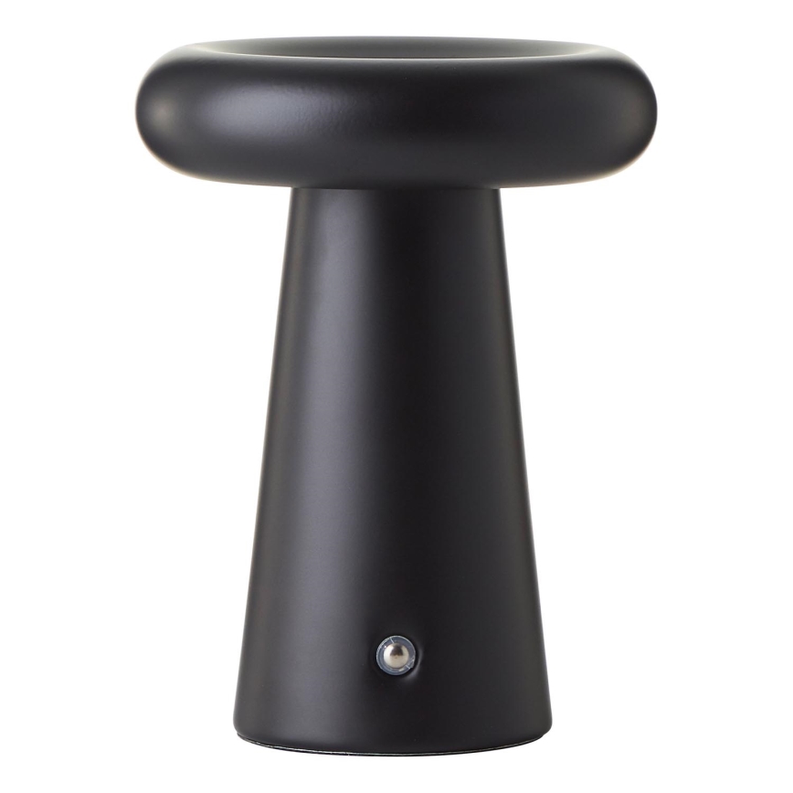 Brilliant - LED stmievateľná dotyková vonkajšia stolová lampa MUFFIN LED/3W/5V USB 2600 mAh IP44 čierna