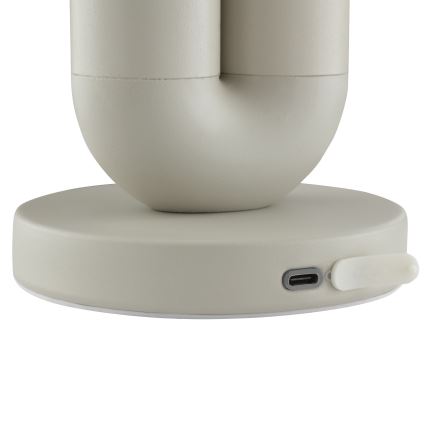 Brilliant - LED stmievateľná dobíjateľná dotyková vonkajšia stolová lampa SAYU LED/2,5W/5V 2700K 2600 mAh IP44 sivá