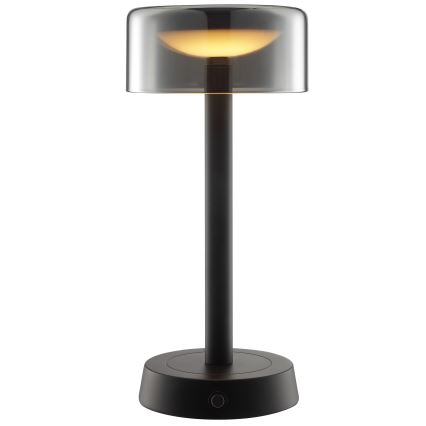 Brilliant - LED stmievateľná nabíjateľná dotyková vonkajšia stolná lampa RAZOR LED/2,5W/5V 2700K 2600 mAh IP44 čierna