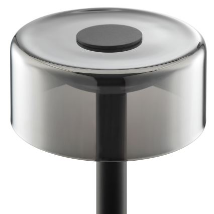 Brilliant - LED stmievateľná nabíjateľná dotyková vonkajšia stolná lampa RAZOR LED/2,5W/5V 2700K 2600 mAh IP44 čierna